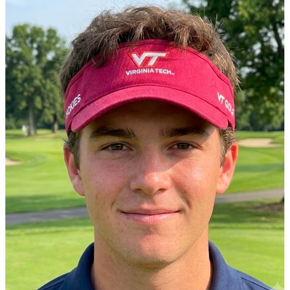 Ahead Vintage Virginia Tech Hokies Golf Visor Maroon Red Adjustable Hat VT Cap